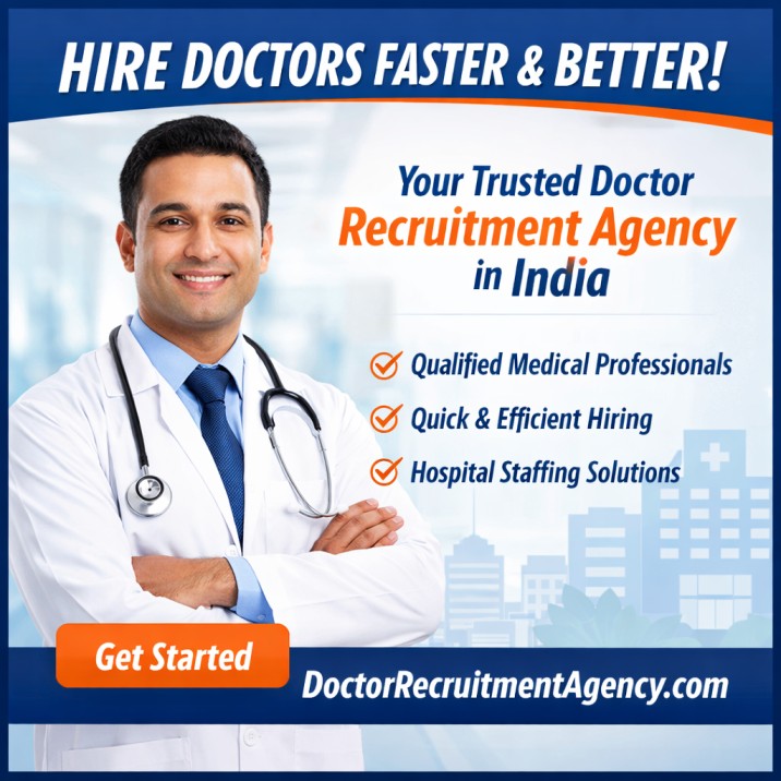 How a Doctor Recruitment Agency in India Helps Hospitals Hire Faster and Better